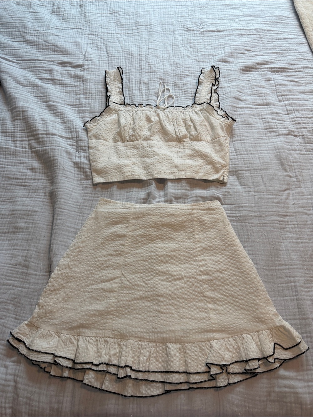 2 Piece Cream Linen set